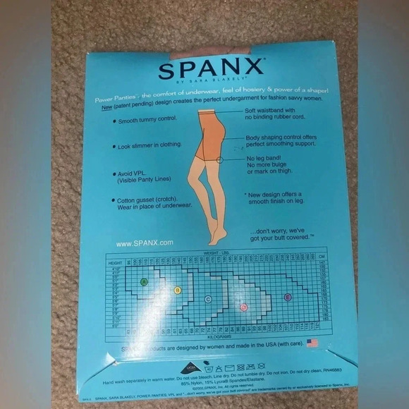 NIP SPANX Power Panties Shorts Size Small (B) Nude - Picture 6 of 7